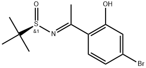 (E)-N-(1-(4-Bromo-2-hydroxyphenyl)ethylidene)-2-methylpropane-2-sulfinamide|(E)-N-(1-(4-溴-2-羟基苯基)亚乙基)-2-甲基丙烷-2-亚磺酰胺