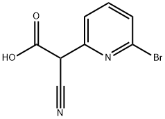 2-(6-Bromopyridin-2-yl)-2-cyanoacetic acid|2-(6-溴吡啶-2-基)-2-氰基乙酸