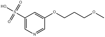 5-(3-甲氧基丙氧基)吡啶-3-磺酸, 2891513-63-4, 结构式