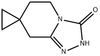 2',5',6',8'-Tetrahydro-3'H-spiro[cyclopropane-1,7'-[1,2,4]triazolo[4,3-a]pyridin]-3'-one Struktur