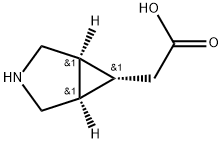 2-((1R,5S,6s)-3-Azabicyclo[3.1.0]hexan-6-yl)acetic acid Structure