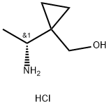 (R)-(1-(1-Aminoethyl)cyclopropyl)methanol hydrochloride Struktur