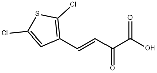 (E)-4-(2,5-二氯噻吩-3-基)-2-氧代丁-3-烯酸, 2891724-66-4, 结构式