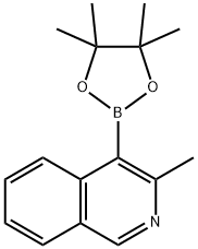 3-Methyl-4-(4,4,5,5-tetramethyl-1,3,2-dioxaborolan-2-yl)isoquinoline|3-甲基-4-(4,4,5,5-四甲基-1,3,2-二氧硼杂环戊烷-2-基)异喹啉