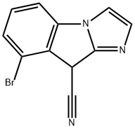 8-溴-9H-咪唑并[1,2-A]吲哚-9-腈,2891993-65-8,结构式