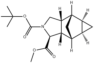2-(叔丁基)1-甲基(1S,3AR,4S,4AS,5AR,6R,6AS)-八氢-4,6-甲基环丙[F]异吲哚-1,2(1H)-二羧酸酯,2892290-27-4,结构式