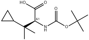 (S)-2-((tert-Butoxycarbonyl)amino)-3-cyclopropyl-3-methylbutanoic acid|(S)-2-((叔丁氧基羰基)氨基)-3-环丙基-3-甲基丁酸