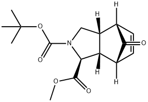 2-(tert-Butyl) 1-methyl (1S,3aS,4S,7R,7aR)-8-oxo-1,3,3a,4,7,7a-hexahydro-2H-4,7-methanoisoindole-1,2-dicarboxylate|2-(叔丁基)1-甲基(1S,3AS,4S,7R,7AR)-8-氧代-1,3,3A,4,7,7A-六氢-2H-4,7-甲氧吲哚-1,2-二羧酸酯