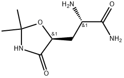 (S)-2-Amino-3-((S)-2,2-dimethyl-4-oxooxazolidin-5-yl)propanamide Structure