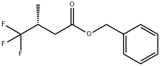 Benzyl (R)-4,4,4-trifluoro-3-methylbutanoate Structure