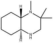 (4aS,8aS)-1,2,2-Trimethyldecahydroquinoxaline Structure