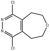 1,4-Dichloro-5,6,8,9-tetrahydrooxepino[4,5-d]pyridazine Structure