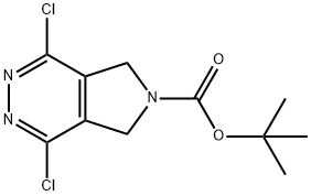 tert-Butyl 1,4-dichloro-5,7-dihydro-6H-pyrrolo[3,4-d]pyridazine-6-carboxylate Structure