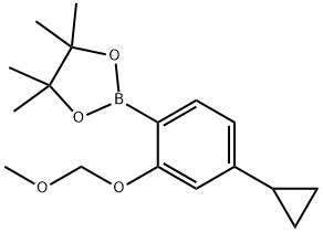 2893971-43-0 2-(4-环丙基-2-(甲氧基甲氧基)苯基)-4,4,5,5-四甲基-1,3,2-二氧硼杂环戊烷