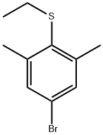 Benzene, 5-bromo-2-(ethylthio)-1,3-dimethyl- 结构式