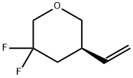 (R)-3,3-二氟-5-乙烯基四氢2H吡喃 结构式