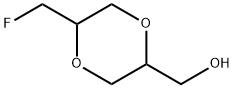 (5-(Fluoromethyl)-1,4-dioxan-2-yl)methanol Struktur