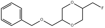 2-((Benzyloxy)methyl)-5-(fluoromethyl)-1,4-dioxane Struktur