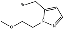5-(Bromomethyl)-1-(2-methoxyethyl)-1H-pyrazole Structure
