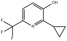 3-吡啶醇,2-环丙基-6-(三氟甲基), 2896759-49-0, 结构式