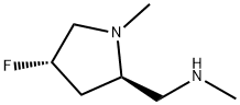 2-Pyrrolidinemethanamine, 4-fluoro-N,N-dimethyl-, (2R,4S)- Struktur