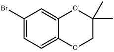 7-Bromo-2,2-dimethyl-2,3-dihydrobenzo[b][1,4]dioxine Structure