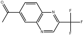 1-(2-(Trifluoromethyl)quinoxalin-6-yl)ethan-1-one Struktur