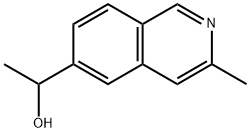 1-(3-甲基异喹啉-6-基)乙-1-醇, 2899346-53-1, 结构式