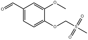 3-甲氧基-4-[(甲磺酰基)甲氧基]苯甲醛,2901008-96-4,结构式