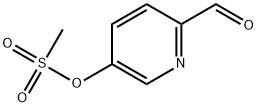 6-Formylpyridin-3-yl methanesulfonate Structure