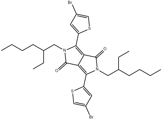 2901098-46-0 3,6-双(4-溴噻吩-2-基)-2,5-双(2-乙基己基)-2,5二氢吡咯并[3,4-C]吡咯-1,4-二酮
