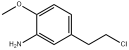 5-(2-氯乙基)-2-甲氧基苯胺 结构式