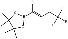(Z)-4,4,5,5-四甲基-2-(1,4,4,4-四氟丁-1-烯-1-基)-1,3,2-二氧硼杂环戊烷,2902712-54-1,结构式