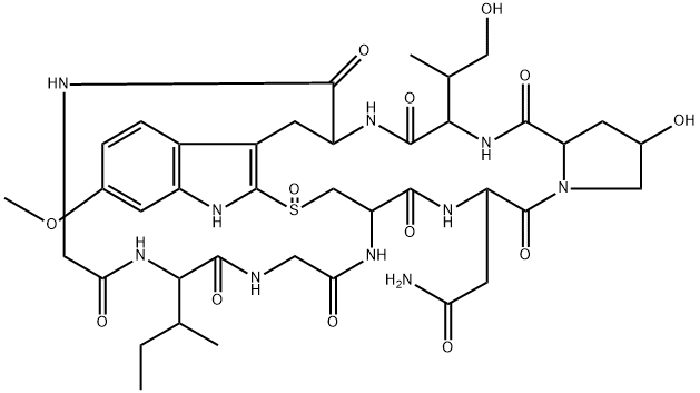 2-methyl-demethyl gamma-amanitin Structure