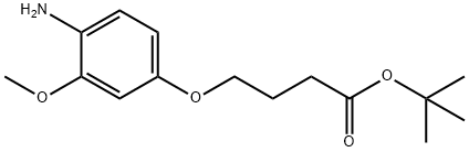tert-Butyl 4-(4-amino-3-methoxyphenoxy)butanoate Structure