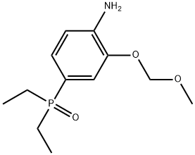 (4-氨基-3-(甲氧基甲氧基)苯基)二乙基氧化膦,2903922-91-6,结构式