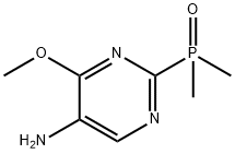 (5-Amino-4-methoxypyrimidin-2-yl)dimethylphosphine oxide Structure