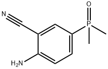 2-Amino-5-(dimethylphosphoryl)benzonitrile Structure