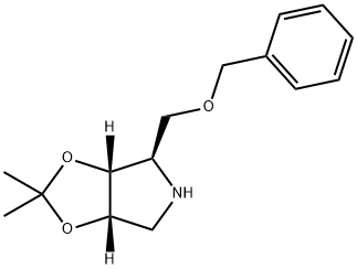 (3AR,4R,6AS)-4-((苄氧基)甲基)-2,2-二甲基四氢-4H-[1,3]二氧并[4,5-C]吡咯,2906940-07-4,结构式