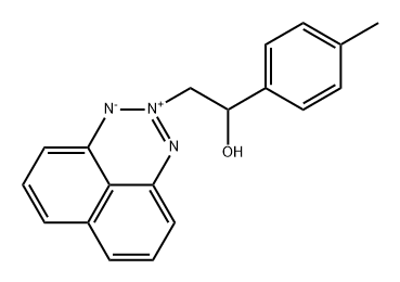 1H-Naphtho[1,8-de]-1,2,3-triazinium, 2-[2-hydroxy-2-(4-methylphenyl)ethyl]-, inner salt