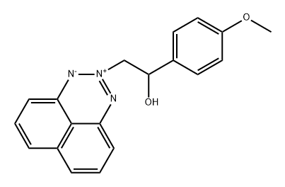 1H-Naphtho[1,8-de]-1,2,3-triazinium, 2-[2-hydroxy-2-(4-methoxyphenyl)ethyl]-, inner salt