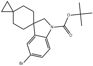 5″-溴代二吡啶[环丙烷-1,1′-环己烷-4′,3″-二氢吲哚]-1″-羧酸叔丁酯,2914882-73-6,结构式