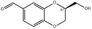 (S)-3-(羟甲基)-2,3-二氢苯并[B][1,4]二噁英-6-甲醛,291507-78-3,结构式