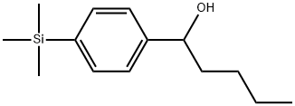 α-Butyl-4-(trimethylsilyl)benzenemethanol,29164-04-3,结构式