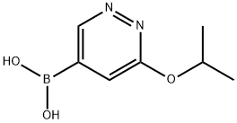 (6-异丙氧基哒嗪-4-基)硼酸,2917520-37-5,结构式