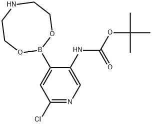 tert-Butyl (6-chloro-4-(1,3,6,2-dioxazaborocan-2-yl)pyridin-3-yl)carbamate|(6-氯-4-(1,3,6,2-二氧氮杂硼杂环丁烷-2-基)吡啶-3-基)氨基甲酸叔丁酯