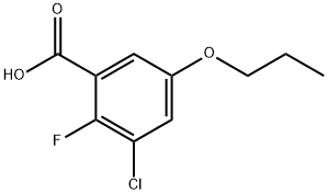 3-Chloro-2-fluoro-5-propoxybenzoic acid|