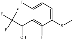 1-(2,6-DIFLUORO-3-(METHYLTHIO)PHENYL)-2,2,2-TRIFLUOROETHA,2918886-97-0,结构式