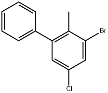 3-Bromo-5-chloro-2-methyl-1,1'-biphenyl Structure