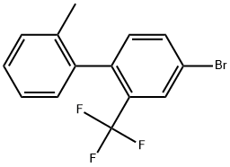 4-Bromo-2'-methyl-2-(trifluoromethyl)-1,1'-biphenyl Structure